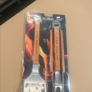 Tar Heels 3-Piece BBQ Tool Set